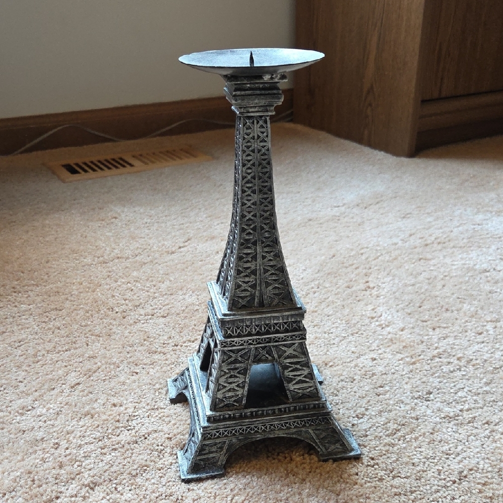 Parisian Charm Eiffel Tower Candle Holder